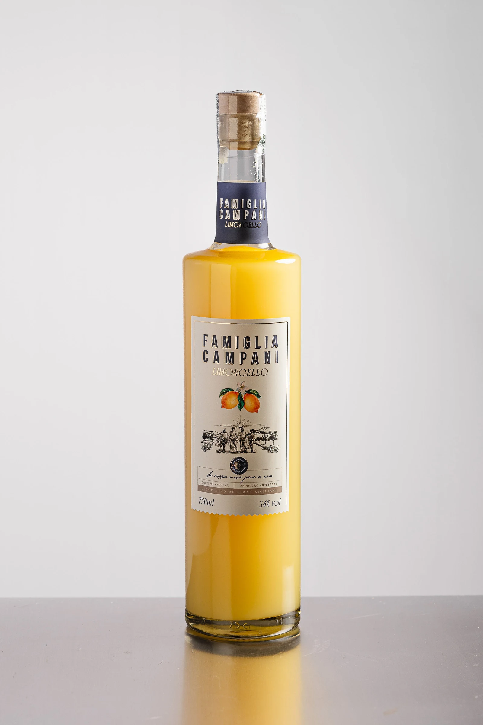 Limoncello Famiglia Campani — detalhe 4